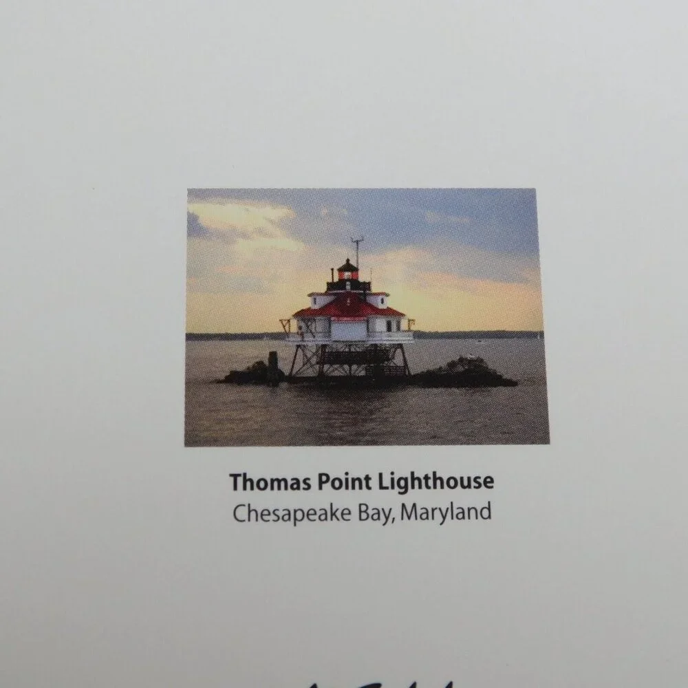 Lot of 5 Lighthouse Note Cards With Envelopes Blank Montauk Point Conimicut MSAA